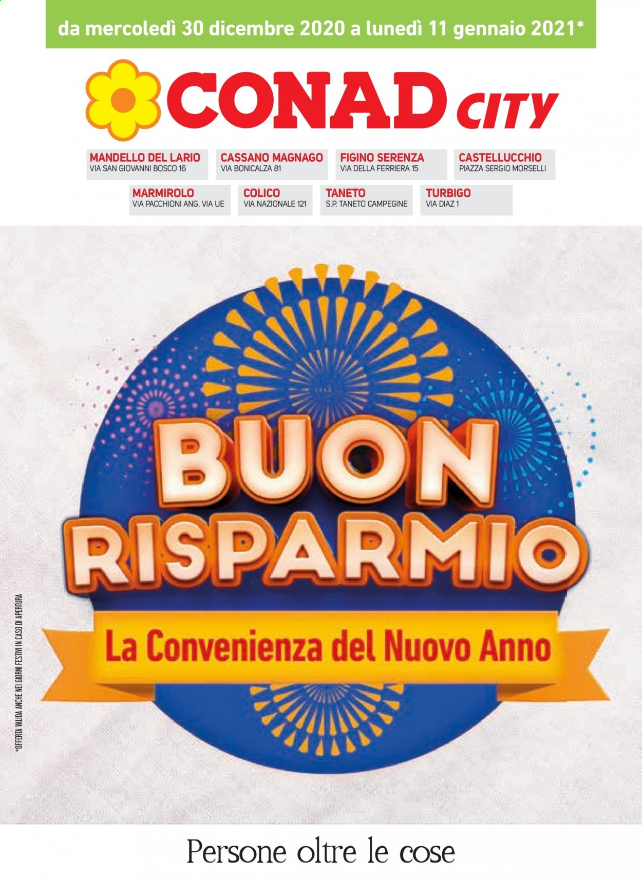 Volantino Conad - 30/12/2020 - 11/1/2021. Pagina 1