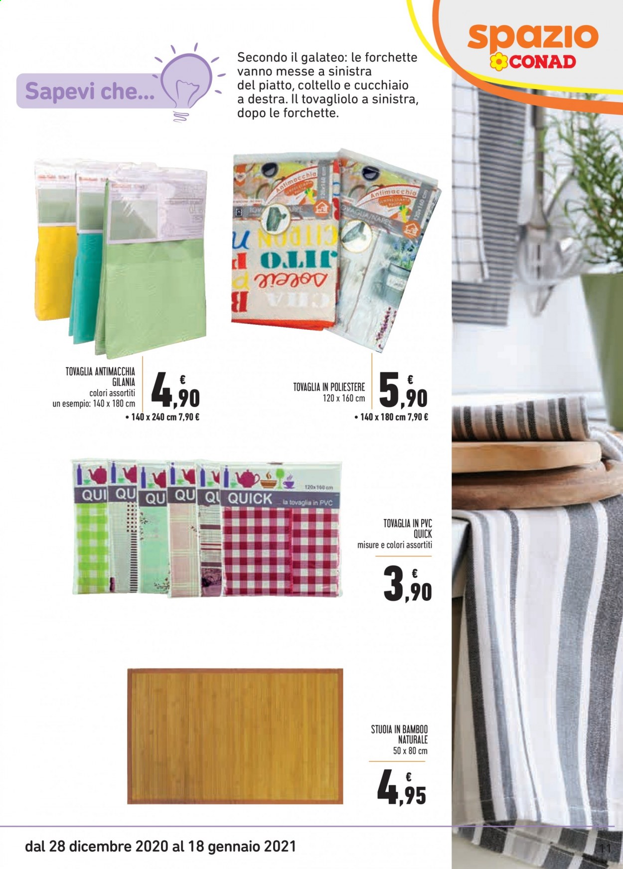 Volantino Conad - 28/12/2020 - 18/1/2021. Pagina 11