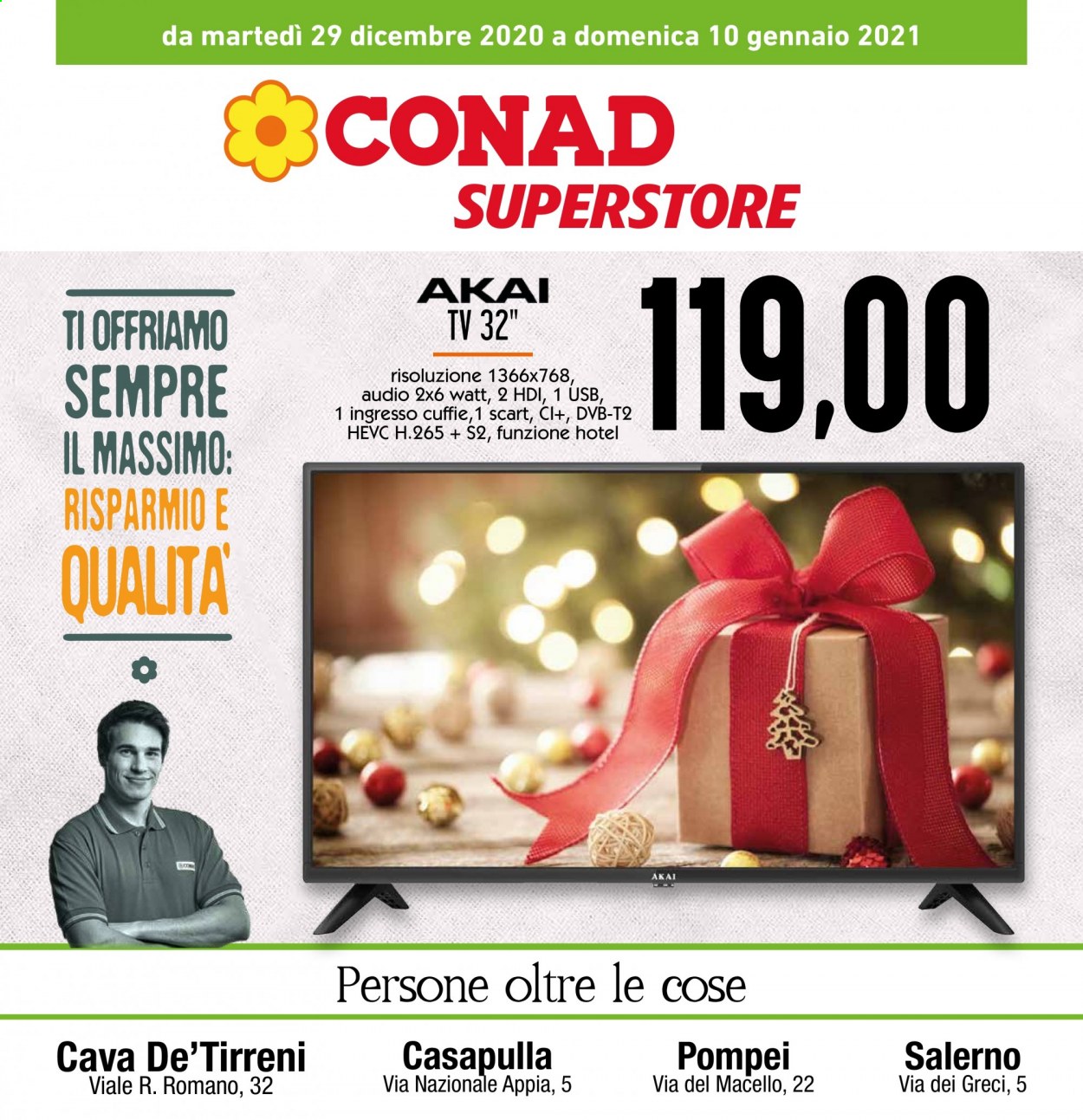 thumbnail - Volantino Conad - 29/12/2020 - 10/1/2021.