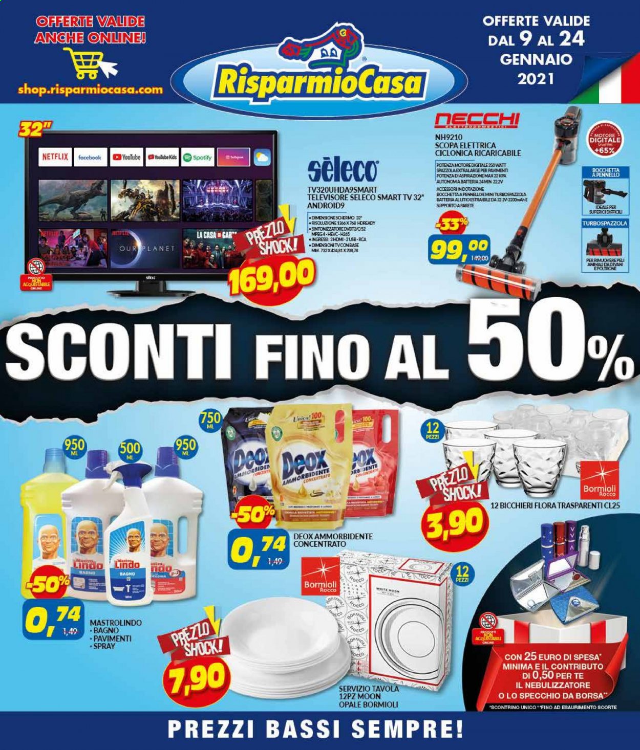 Volantino Risparmio Casa - 9/1/2021 - 24/1/2021. Pagina 1