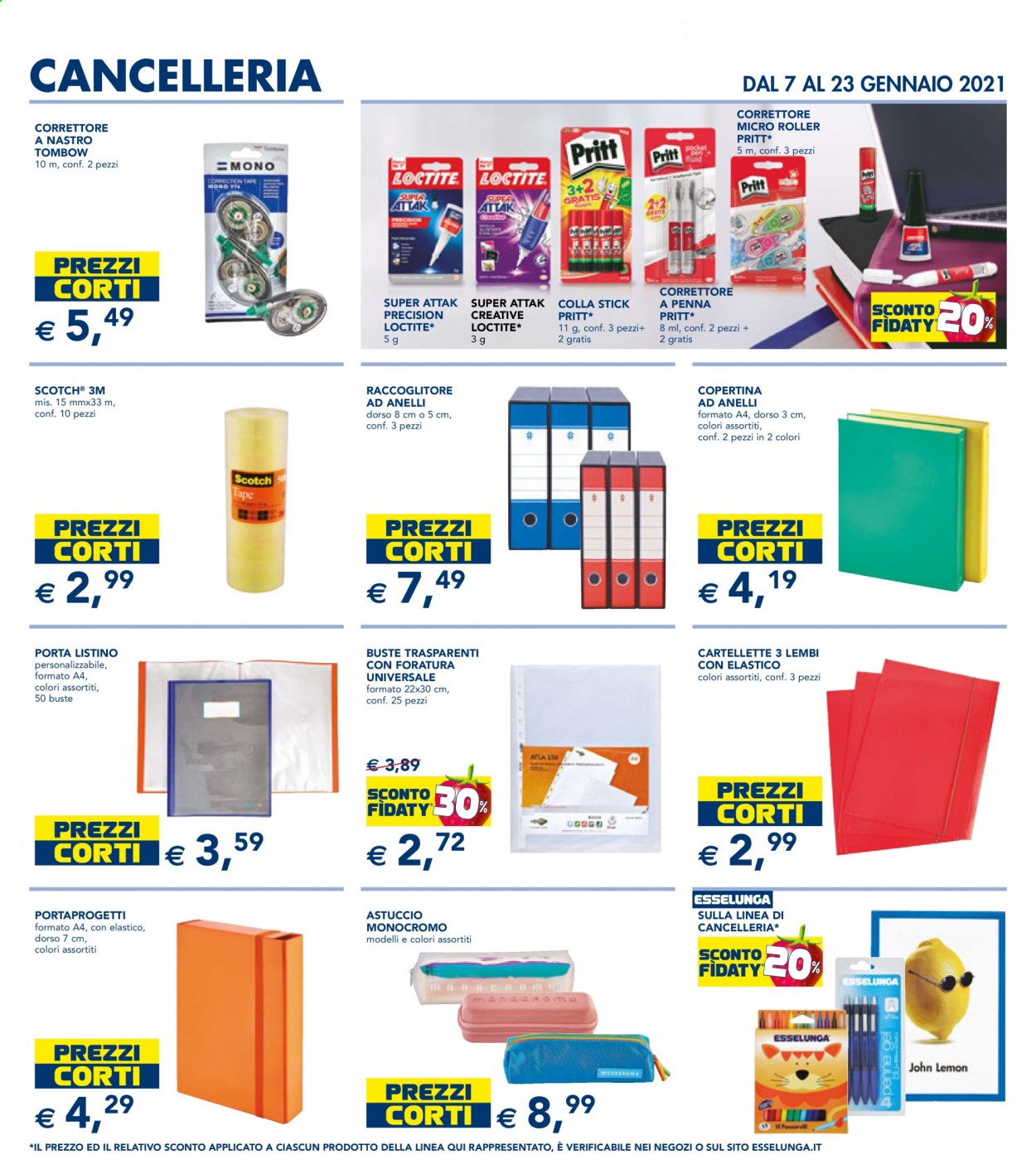 Volantino Esselunga - 14/1/2021 - 23/1/2021. Pagina 23