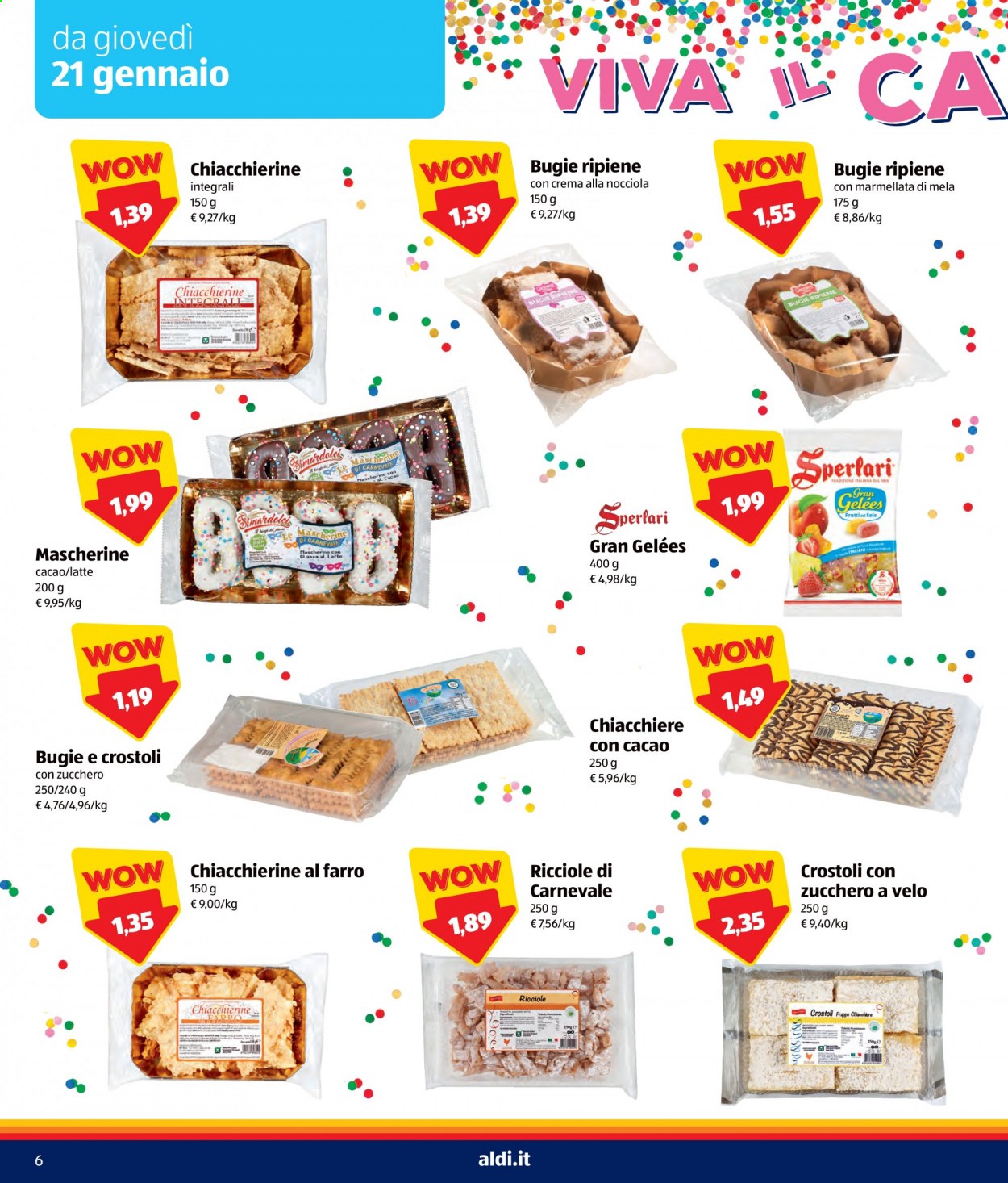Volantino Aldi - 18/1/2021 - 24/1/2021. Pagina 6