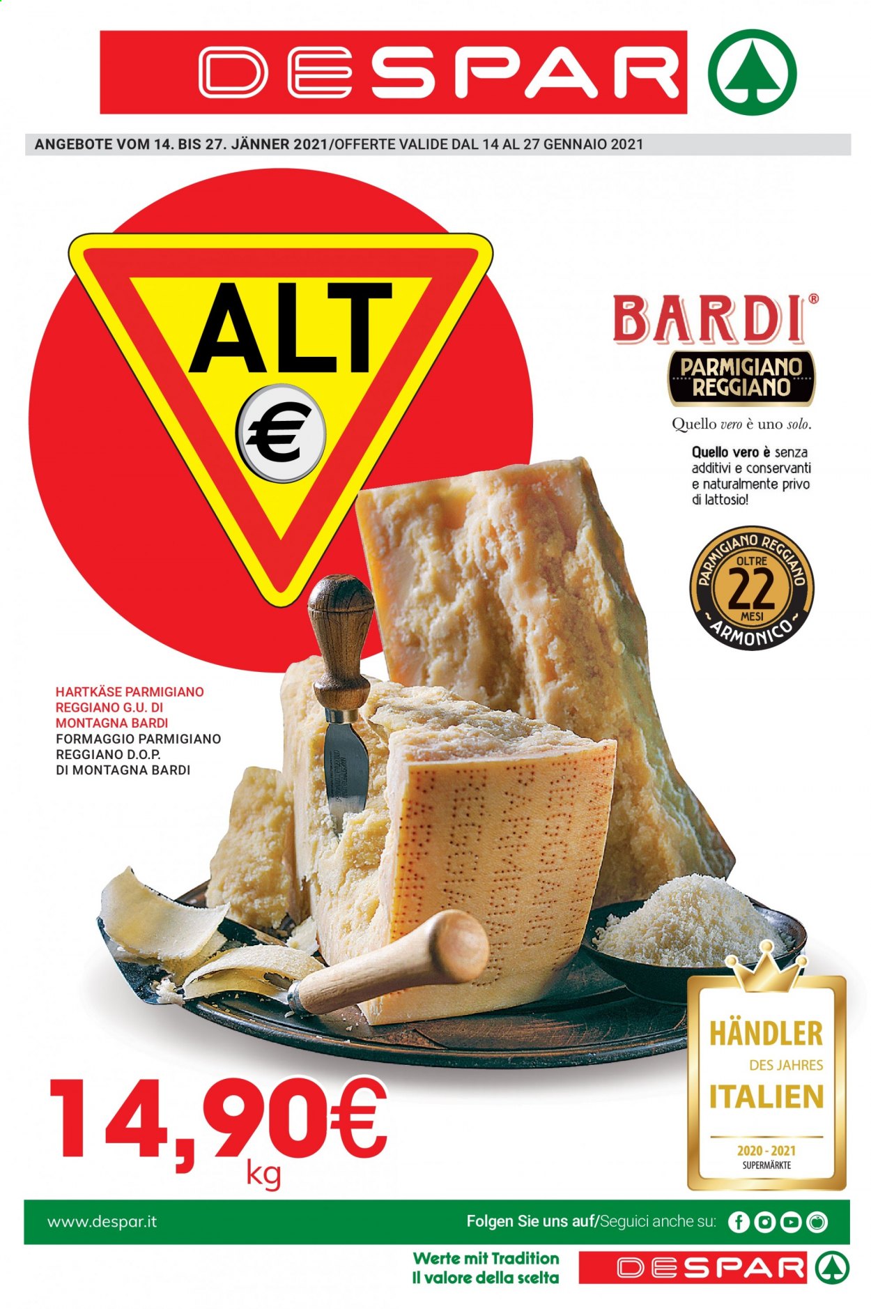 Volantino Despar - 14/1/2021 - 27/1/2021. Pagina 1