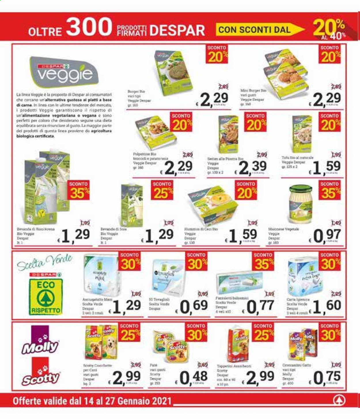 Volantino Eurospar - 14/1/2021 - 27/1/2021. Pagina 14