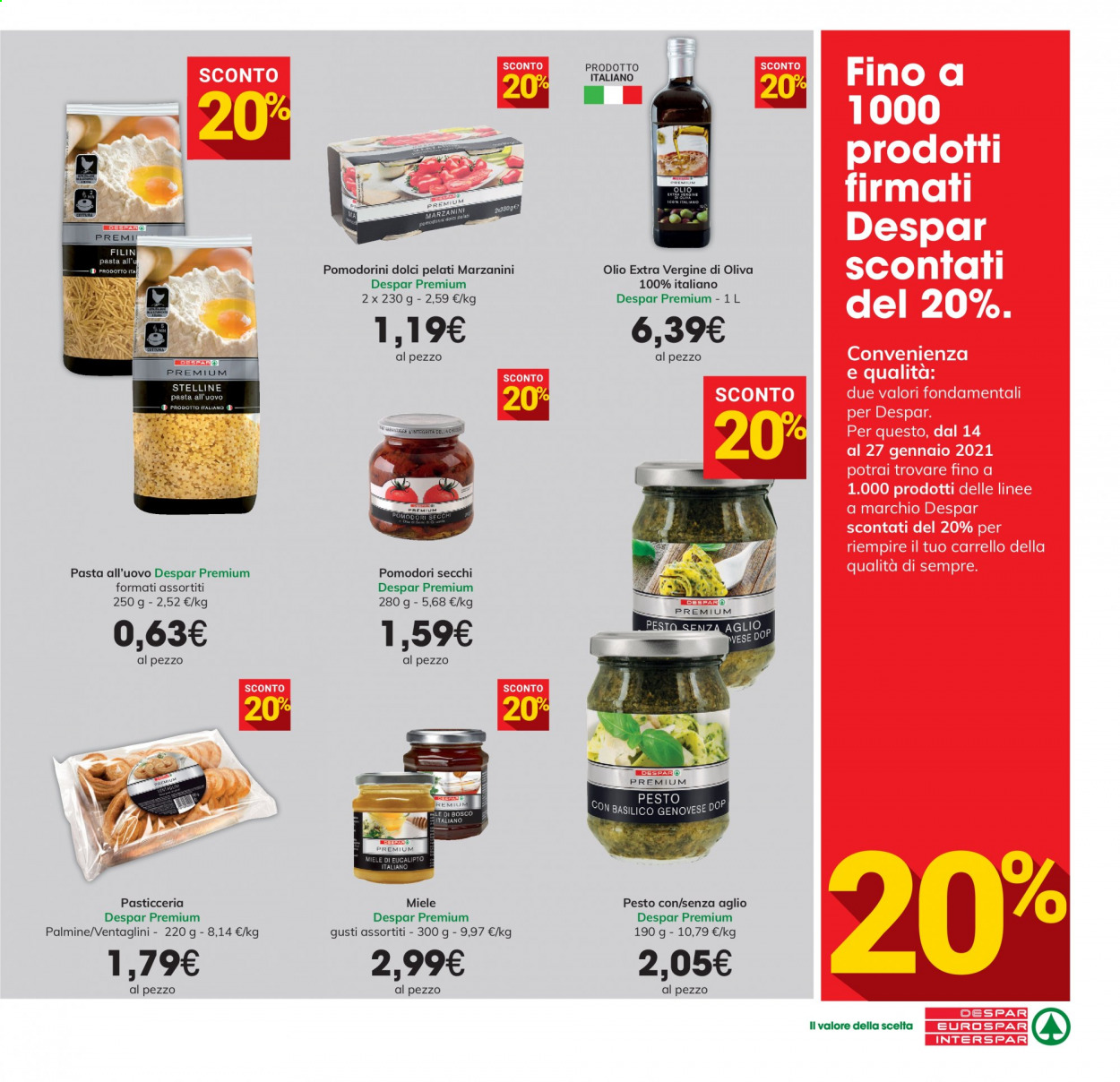 Volantino Eurospar - 14/1/2021 - 27/1/2021. Pagina 7