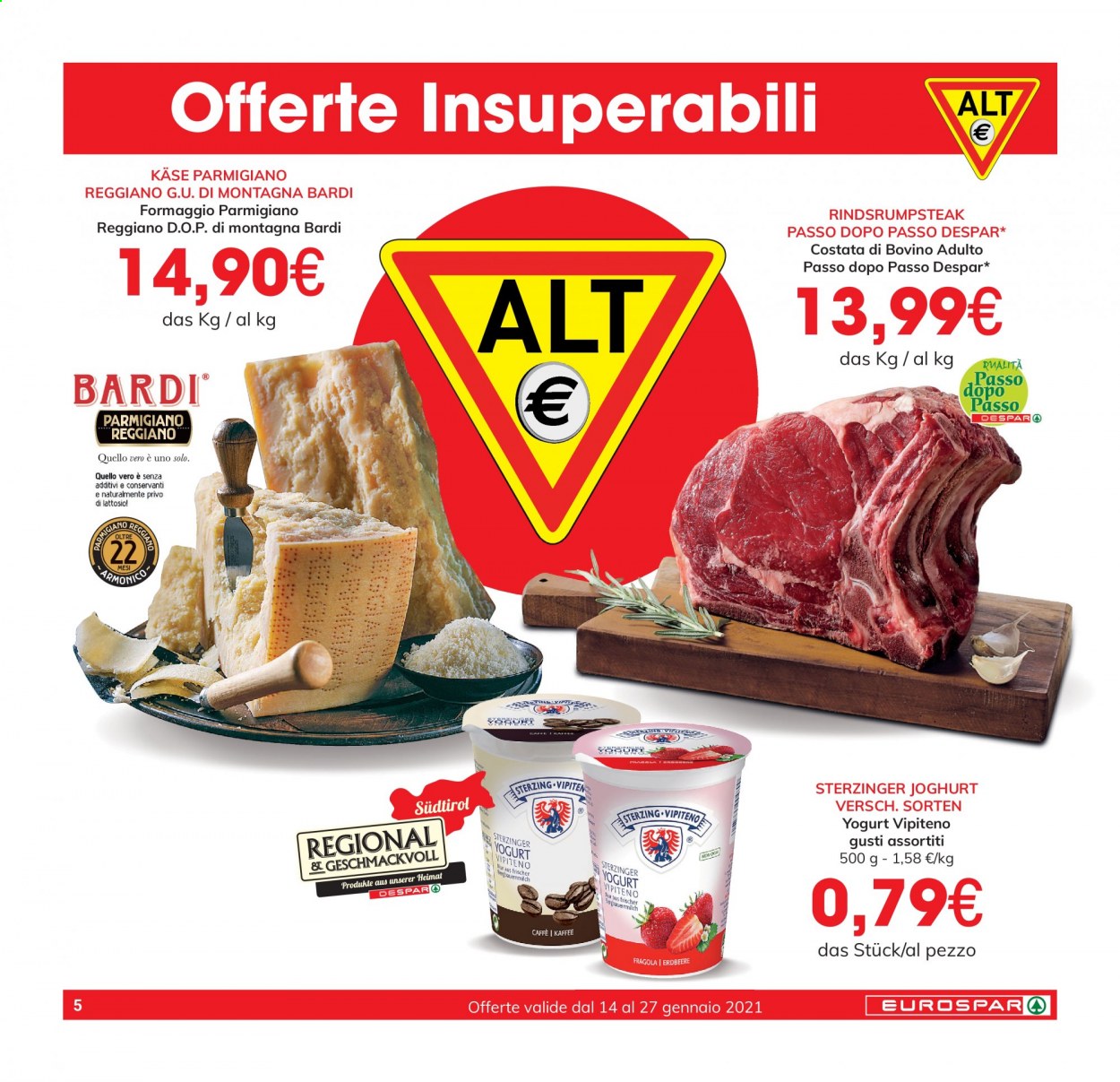 Volantino Eurospar - 14/1/2021 - 27/1/2021. Pagina 5
