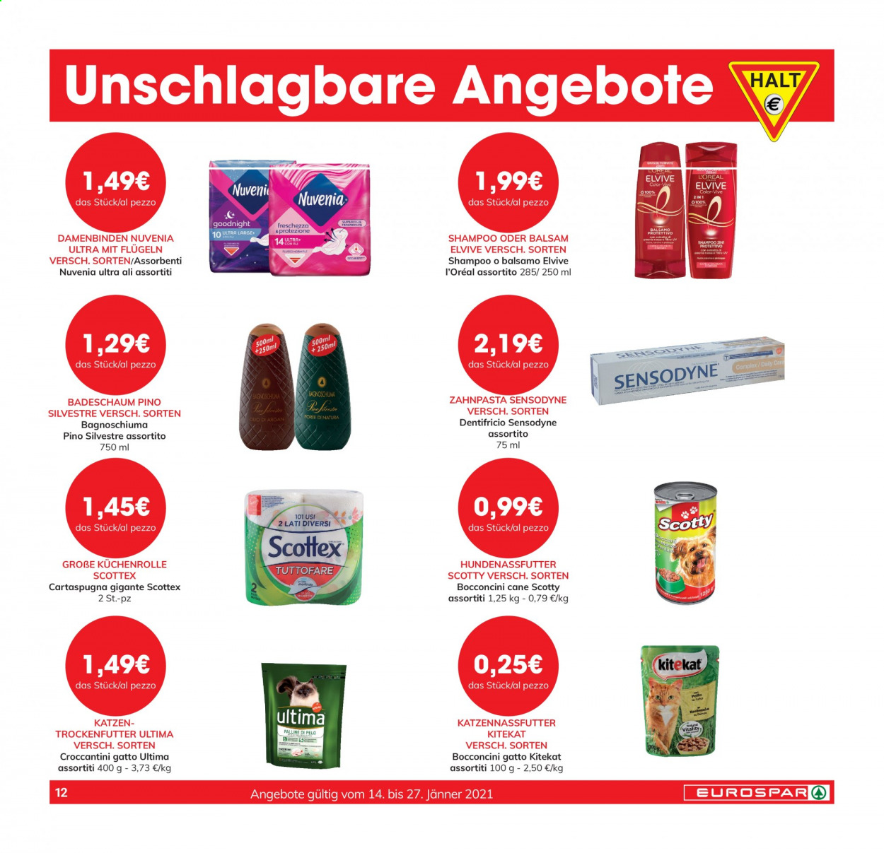 Volantino Eurospar - 14/1/2021 - 27/1/2021. Pagina 12