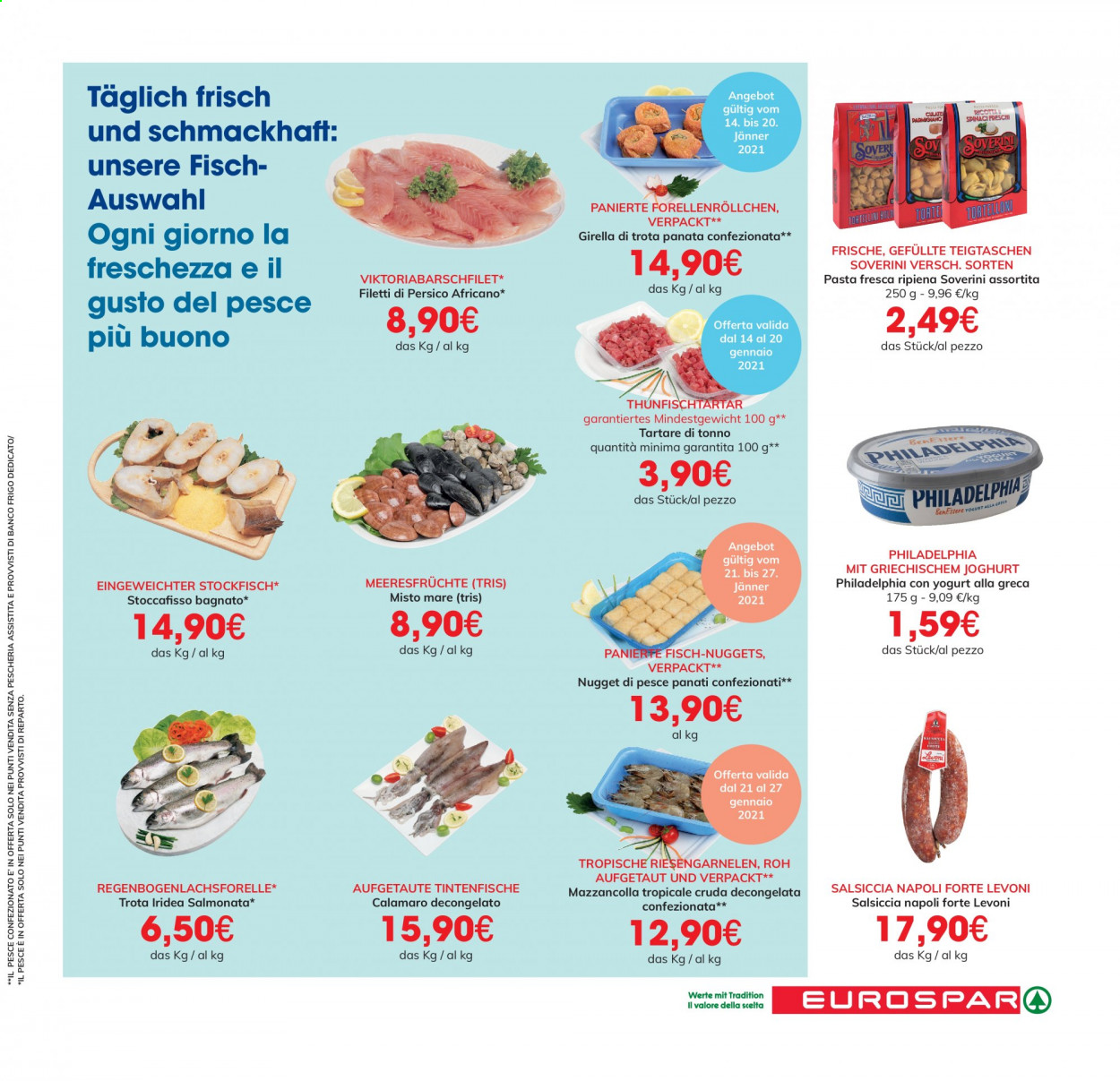 Volantino Eurospar - 14/1/2021 - 27/1/2021. Pagina 17