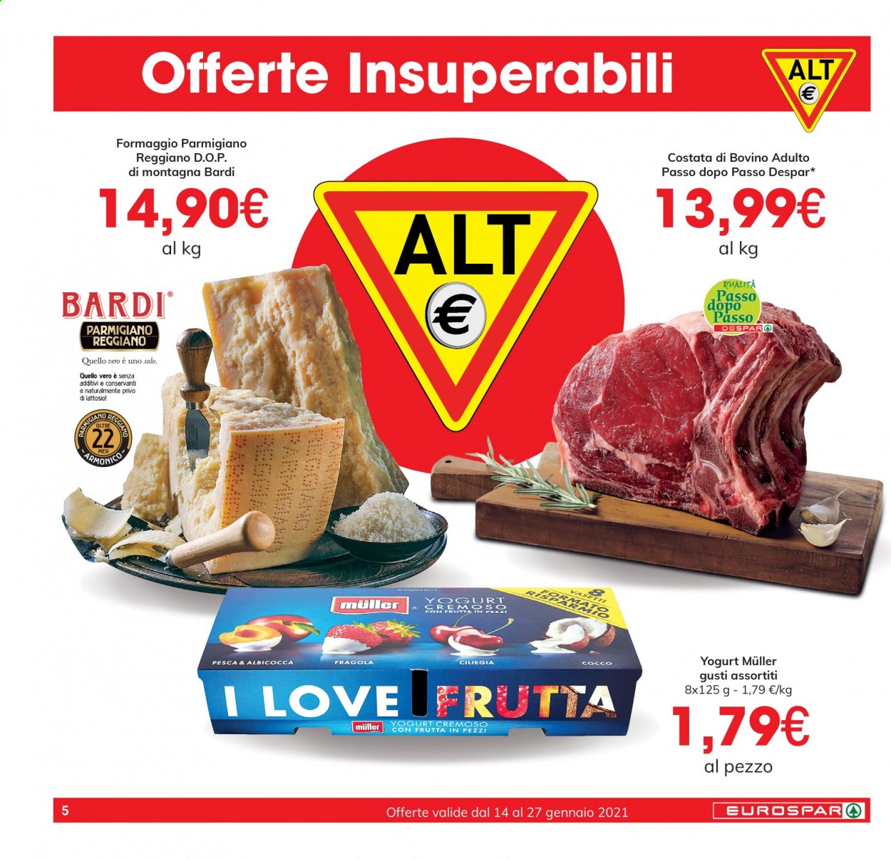 Volantino Eurospar - 14/1/2021 - 27/1/2021. Pagina 5