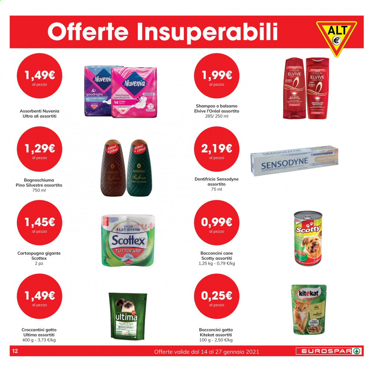 Volantino Eurospar - 14/1/2021 - 27/1/2021. Pagina 12