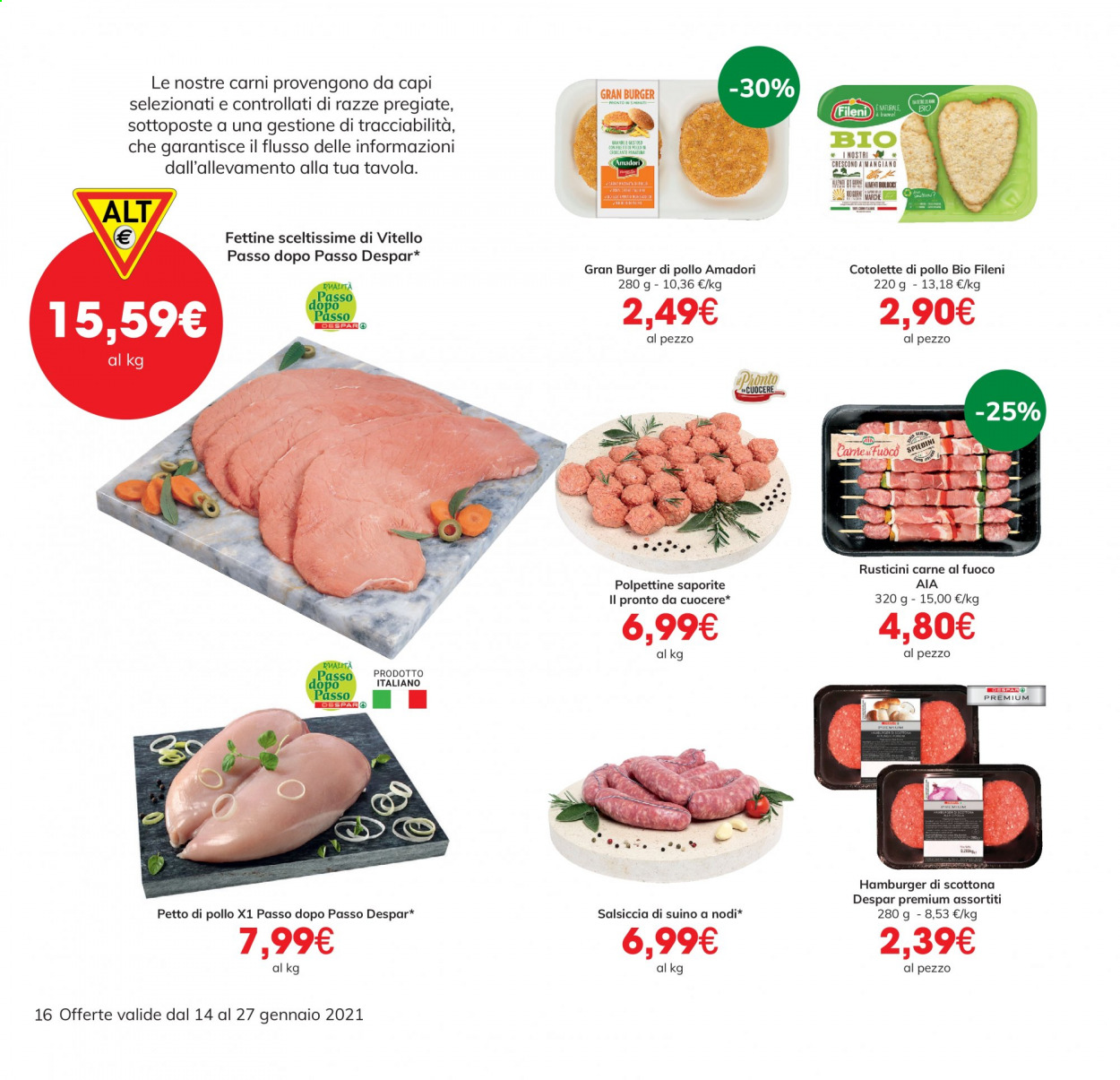 Volantino Eurospar - 14/1/2021 - 27/1/2021. Pagina 16
