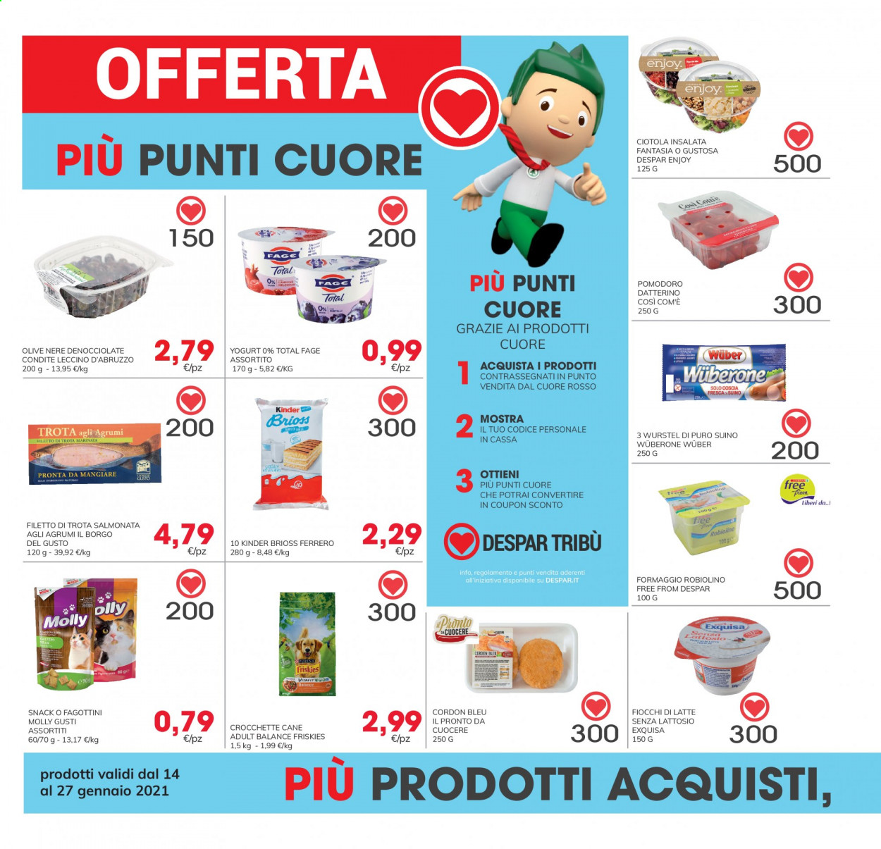 Volantino Eurospar - 14/1/2021 - 27/1/2021. Pagina 30
