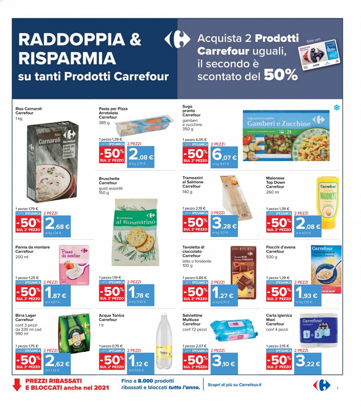 Volantino Carrefour - 18/1/2021 - 27/1/2021. Pagina 7