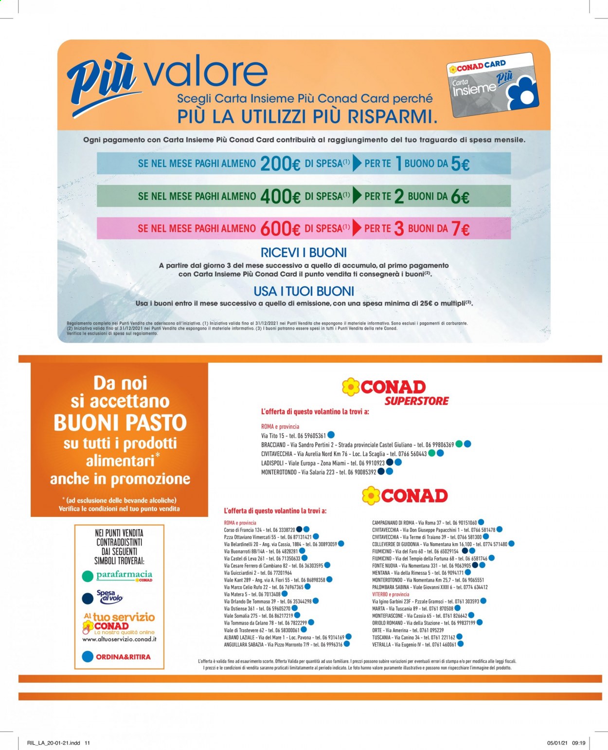 Volantino Conad - 20/1/2021 - 26/1/2021. Pagina 11