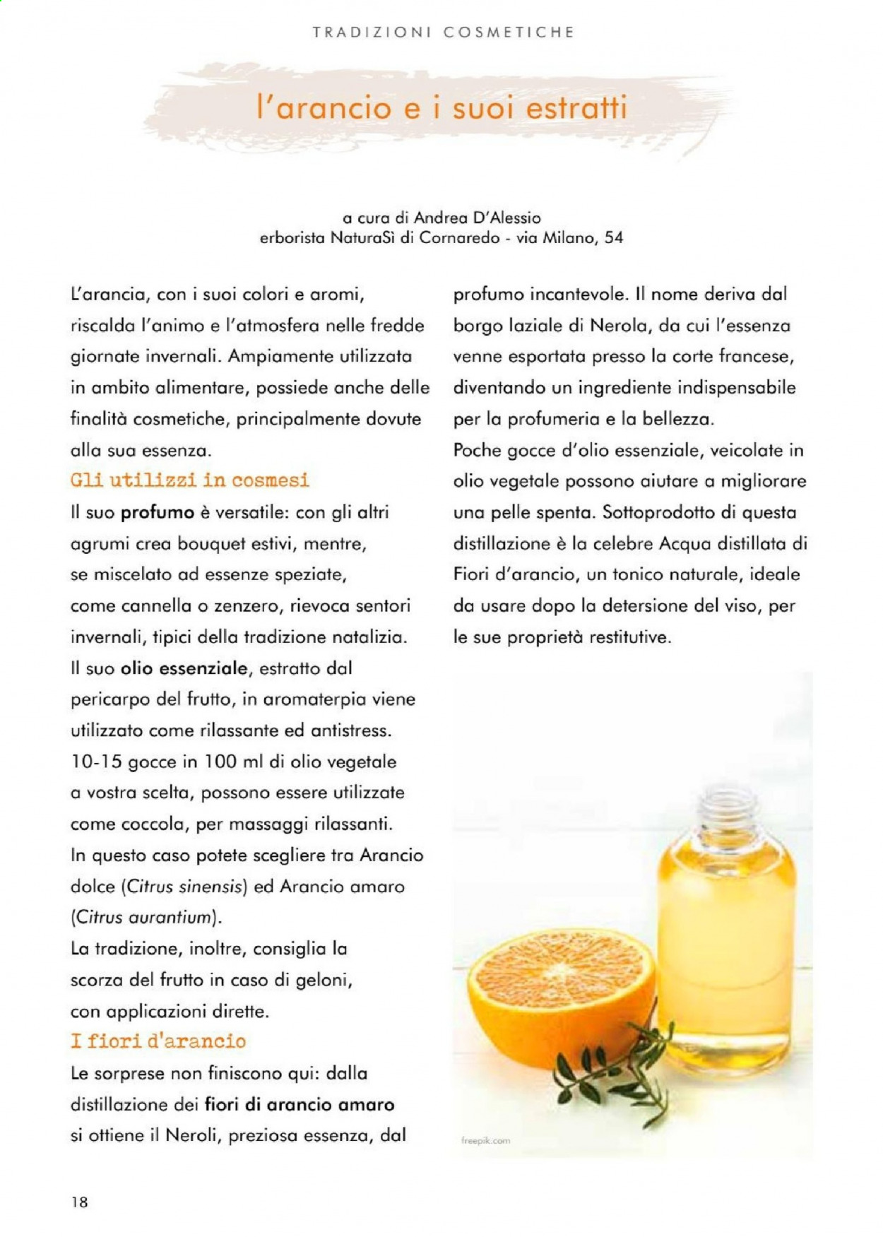 thumbnail - Volantino Natura Sì - Prodotti in offerta - zenzero, tonico, profumo, olio essenziale. Pagina 18.