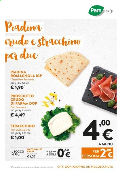 Volantino Pam city. Pagina 1
