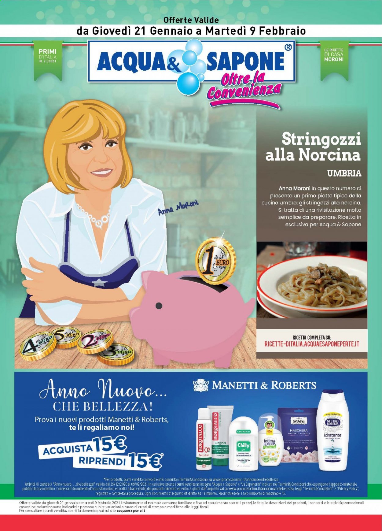 Volantino Acqua & Sapone - 21/1/2021 - 9/2/2021. Pagina 1