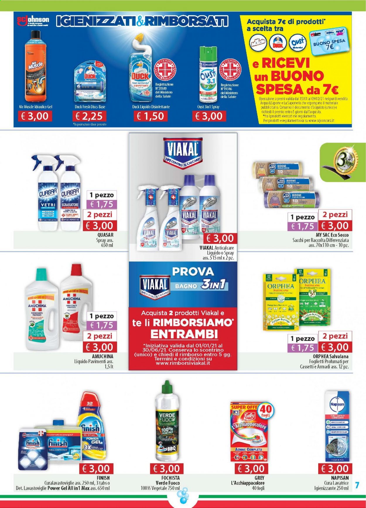 Volantino Acqua & Sapone - 21/1/2021 - 9/2/2021. Pagina 7