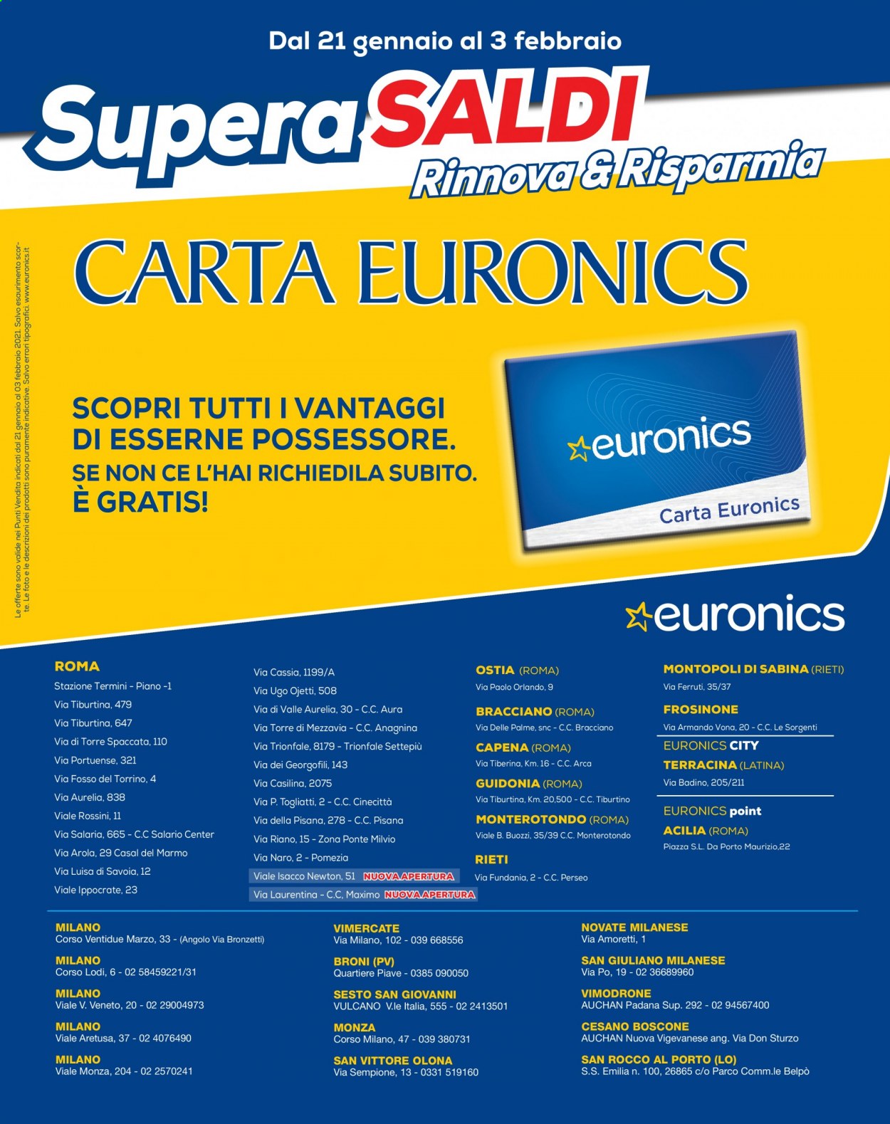 Volantino Euronics - 21/1/2021 - 3/2/2021. Pagina 29