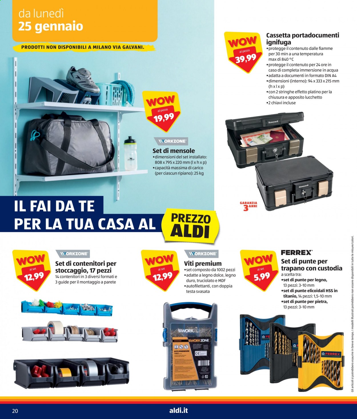Volantino Aldi - 25/1/2021 - 31/1/2021. Pagina 20