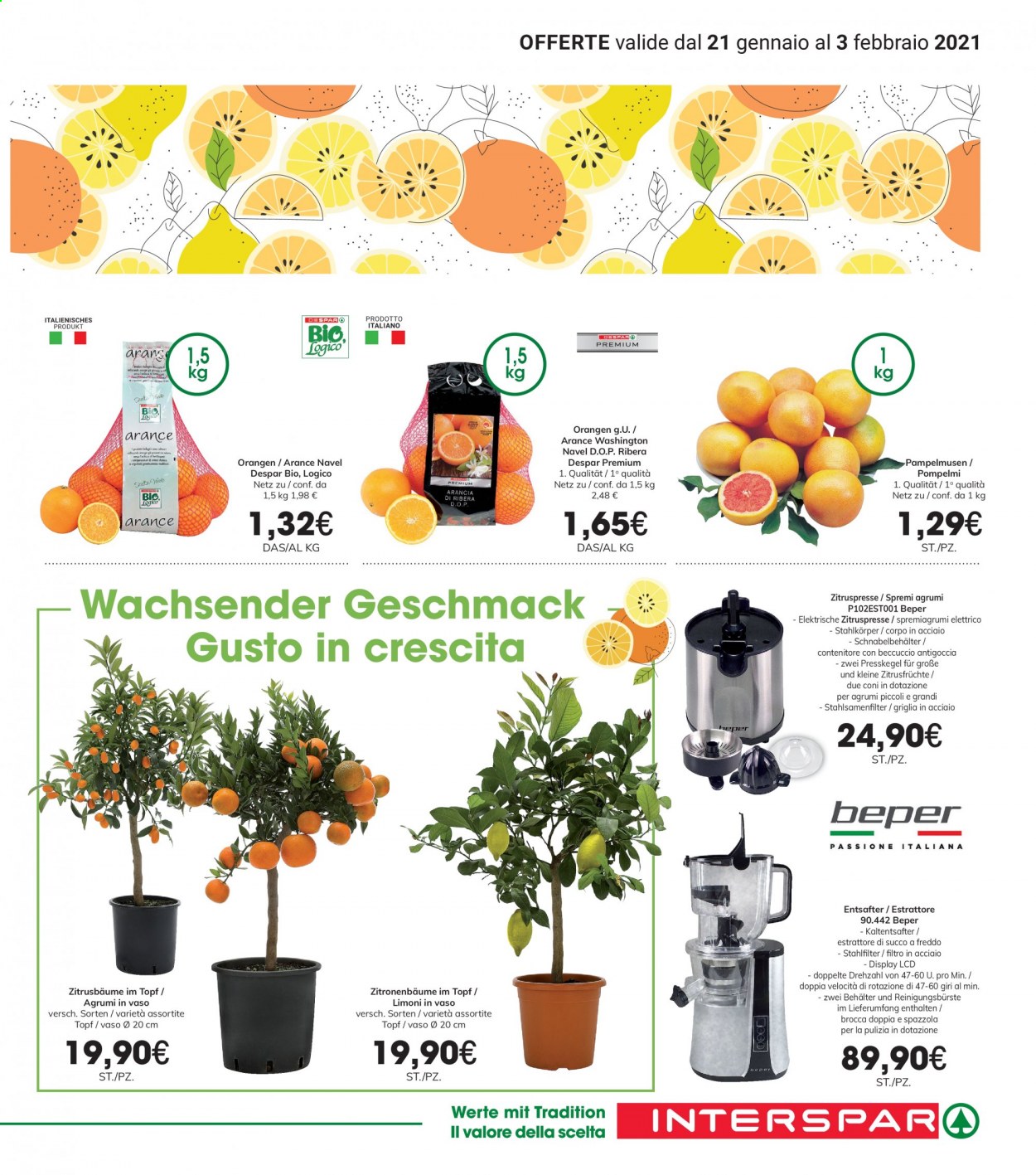 Volantino Interspar - 21/1/2021 - 3/2/2021. Pagina 9
