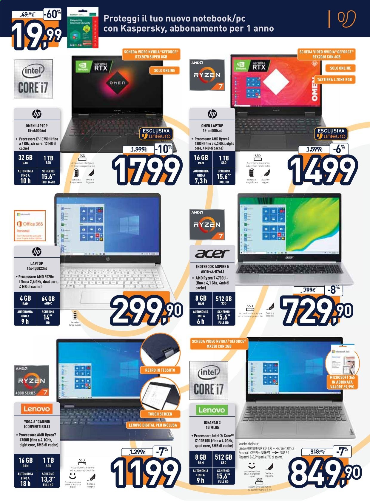 Volantino Unieuro - 22/1/2021 - 7/2/2021. Pagina 5