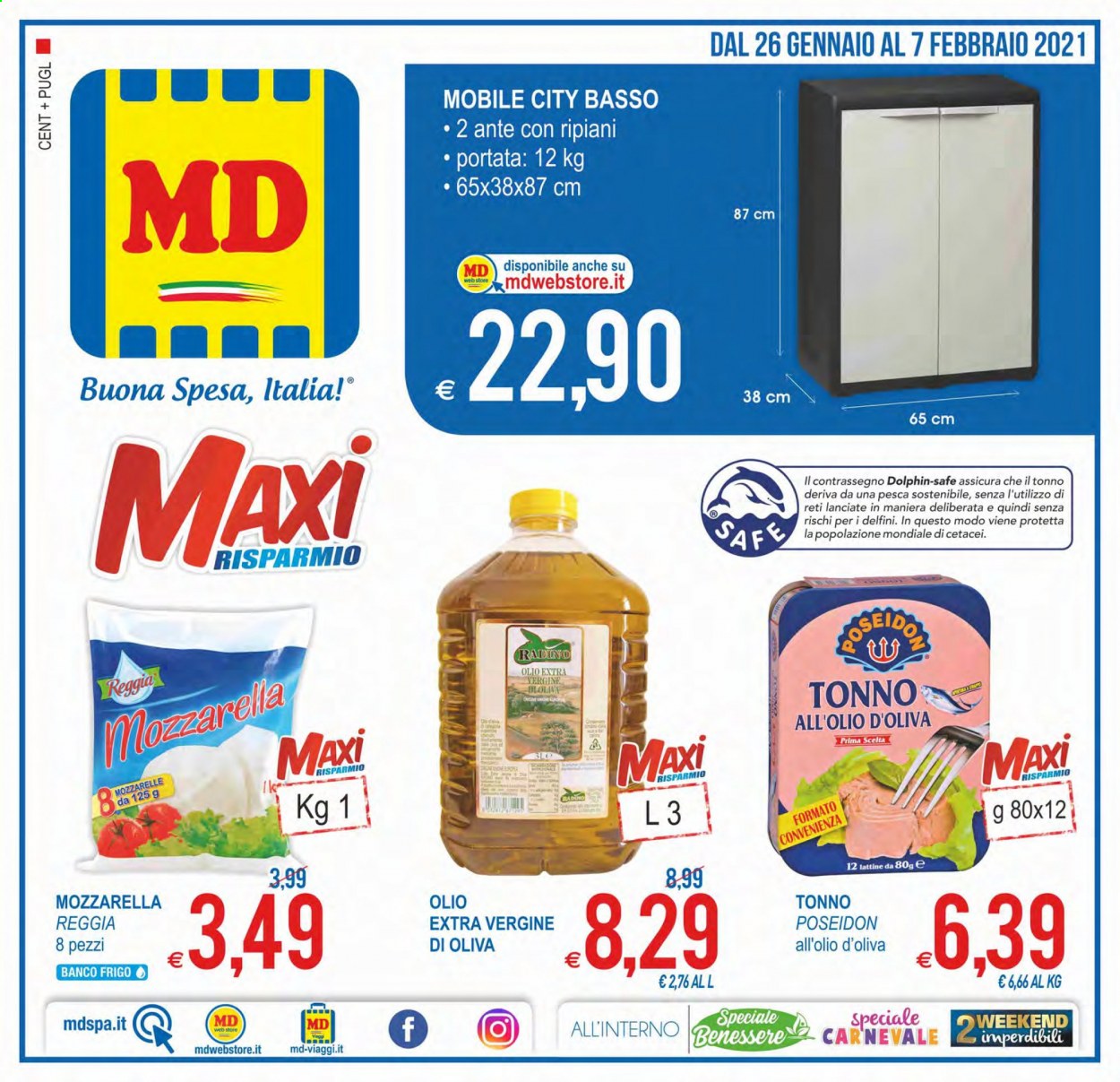 Volantino MD Discount - 26/1/2021 - 7/2/2021. Pagina 1