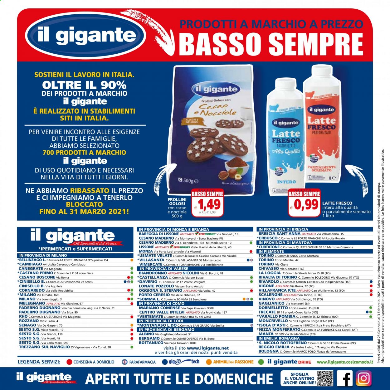 Volantino Il Gigante - 25/1/2021 - 3/2/2021. Pagina 24