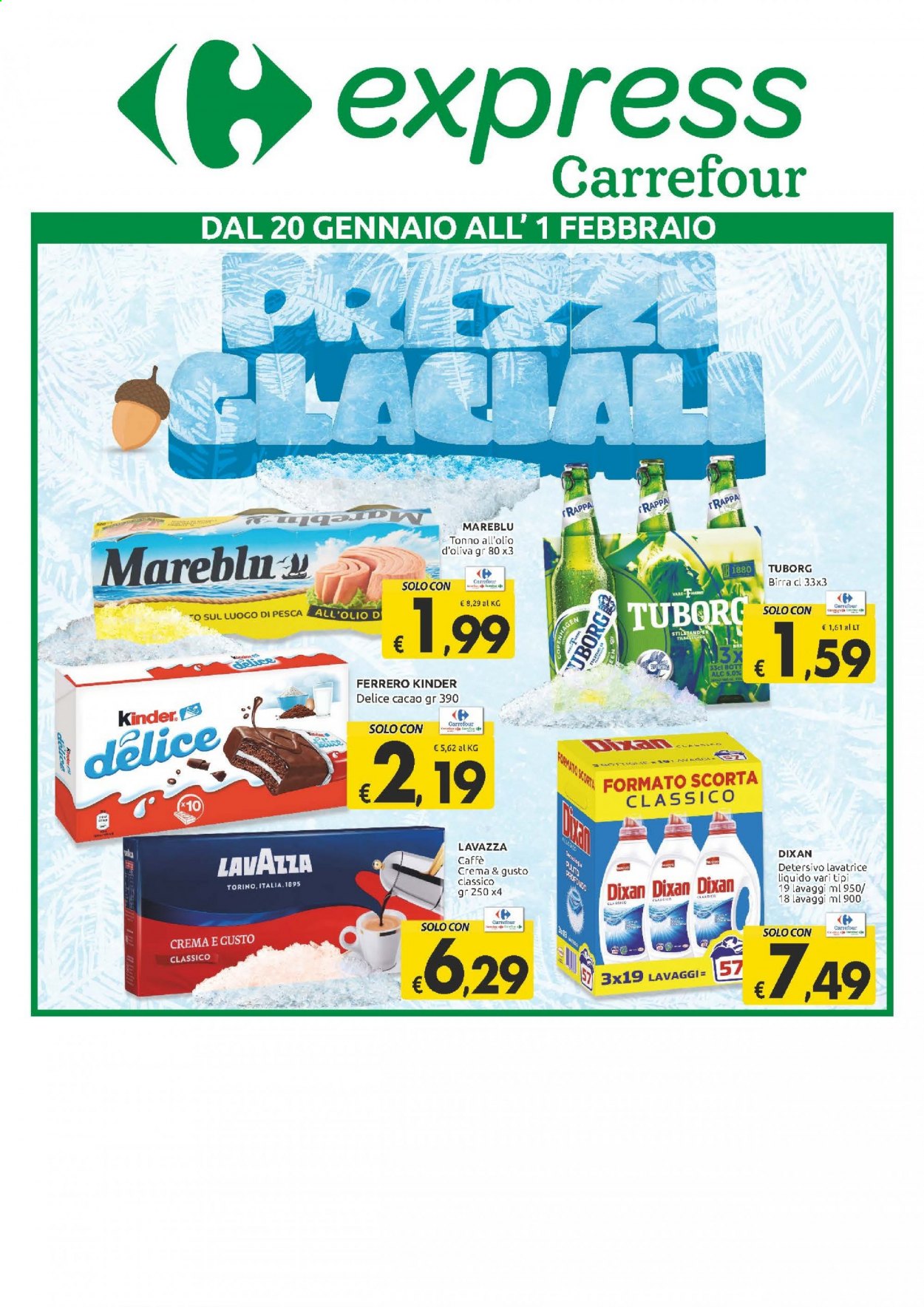 Leták Carrefour - 20.1.2021 - 1.2.2021. Strana 1