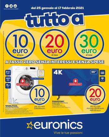 Volantino Euronics - 25.1.2021 - 17.2.2021.