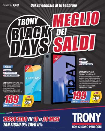 Volantino Trony - 28.1.2021 - 10.2.2021.