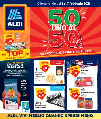 Volantino Aldi - 1.2.2021 - 7.2.2021.