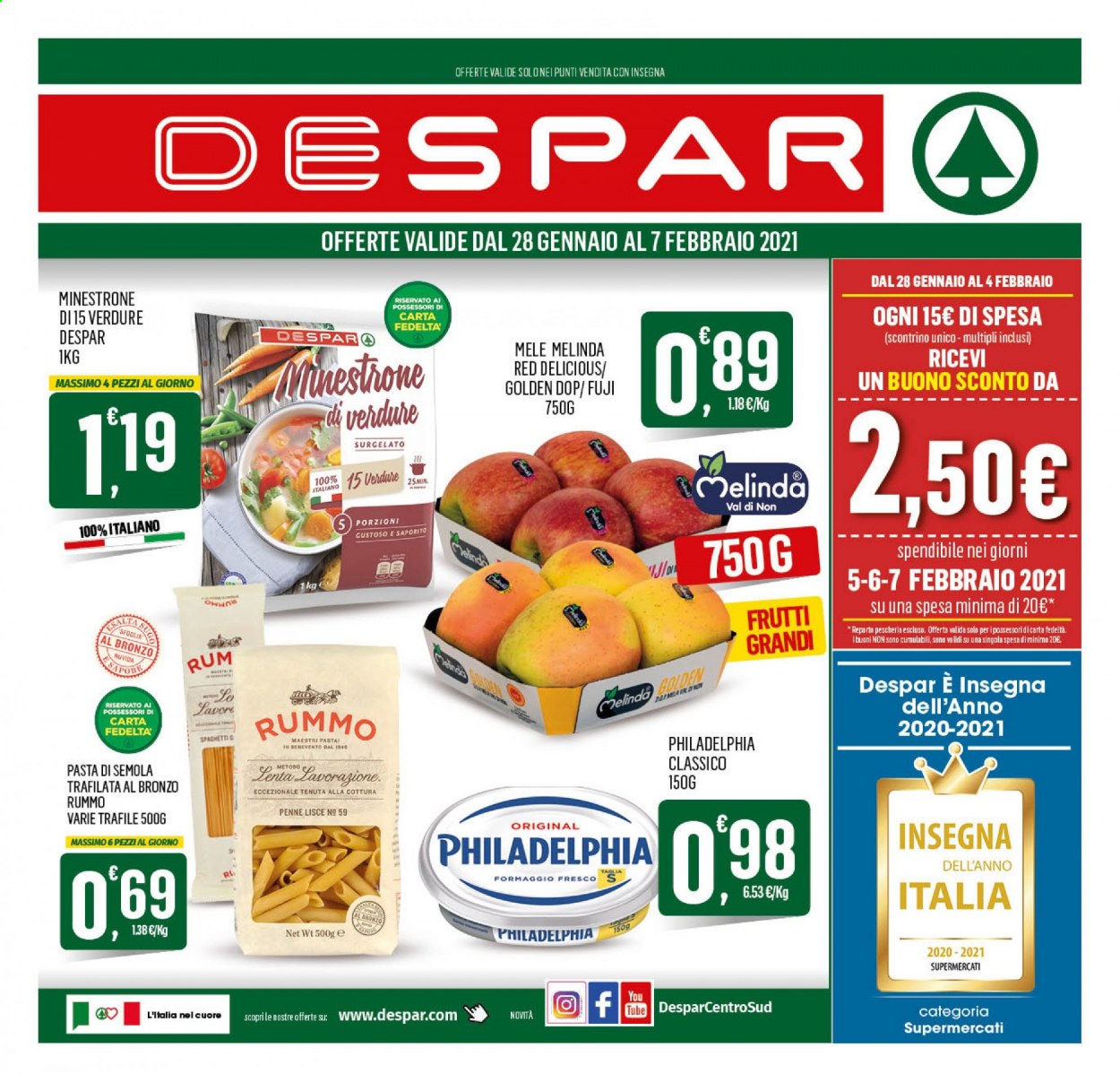 Volantino Despar - 28/1/2021 - 7/2/2021. Pagina 1
