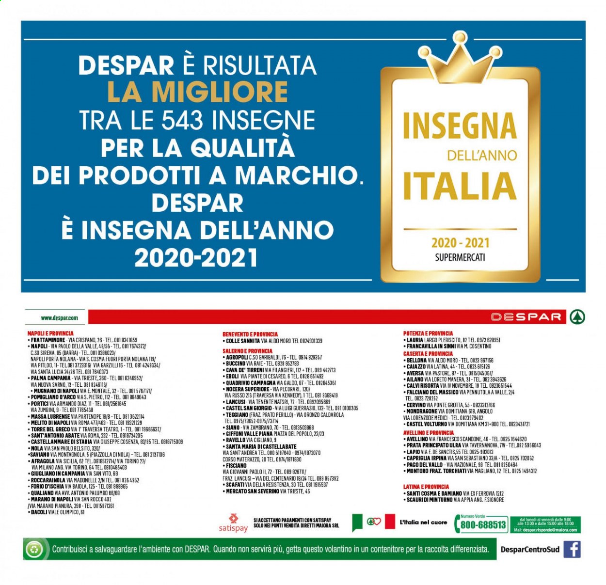 Volantino Despar - 28/1/2021 - 7/2/2021. Pagina 16