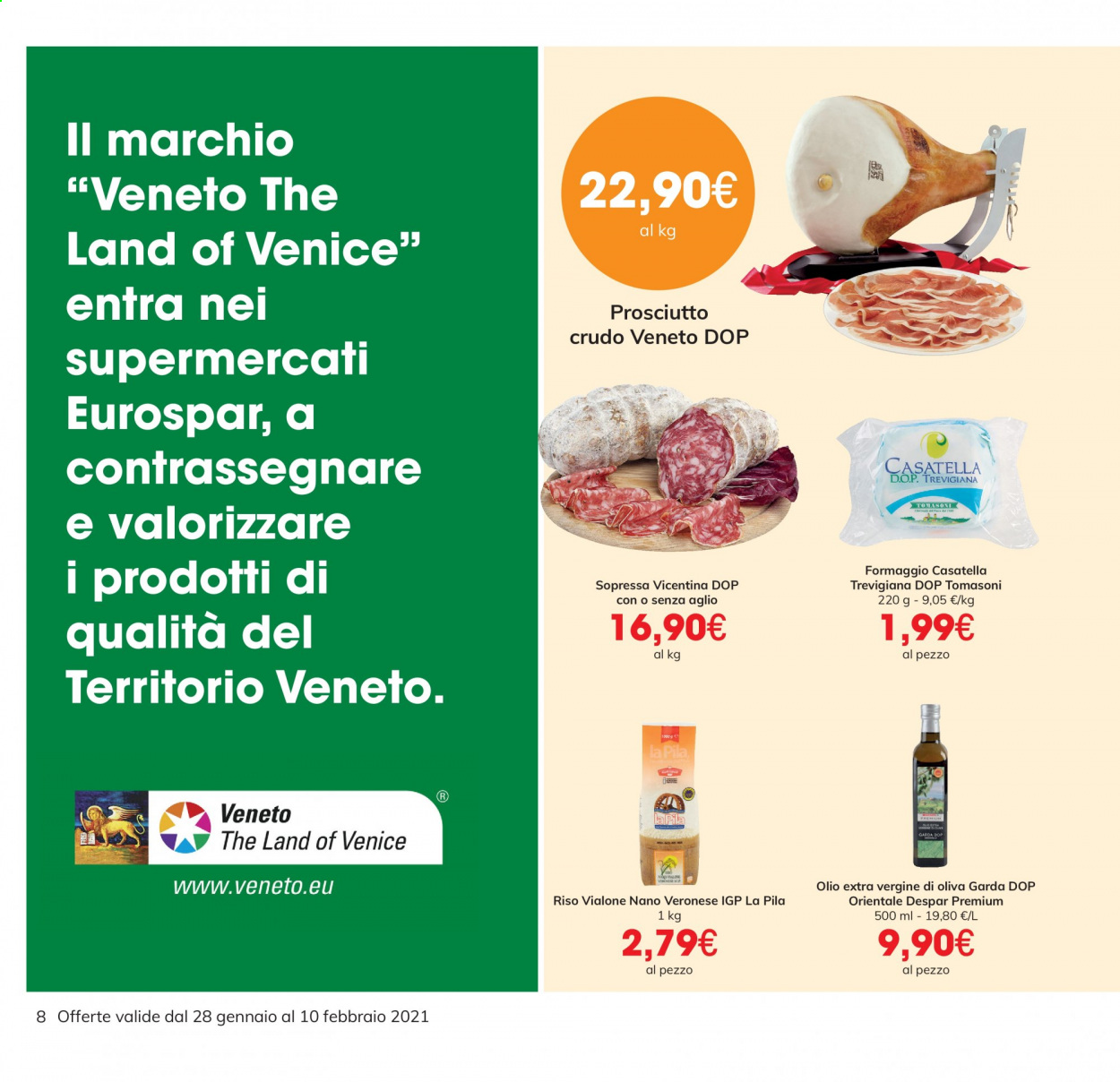 Volantino Eurospar - 28/1/2021 - 10/2/2021. Pagina 8