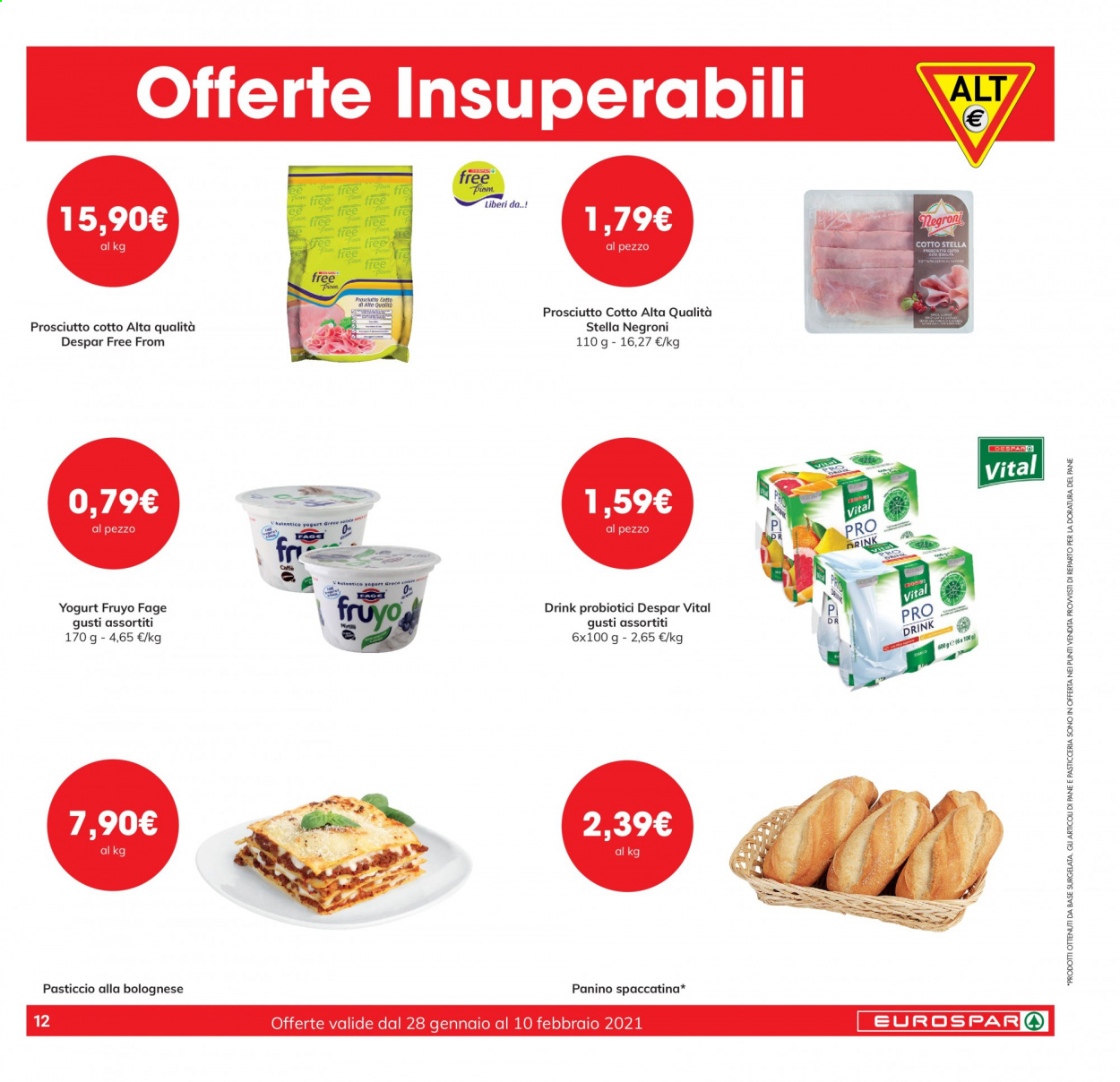 Volantino Eurospar - 28/1/2021 - 10/2/2021. Pagina 12