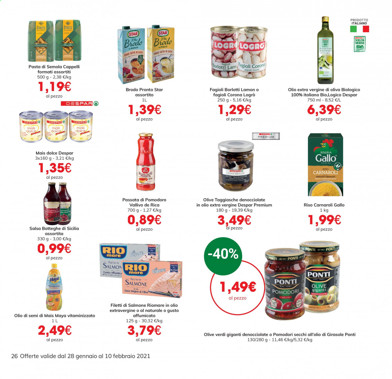 Volantino Eurospar - 28/1/2021 - 10/2/2021. Pagina 26
