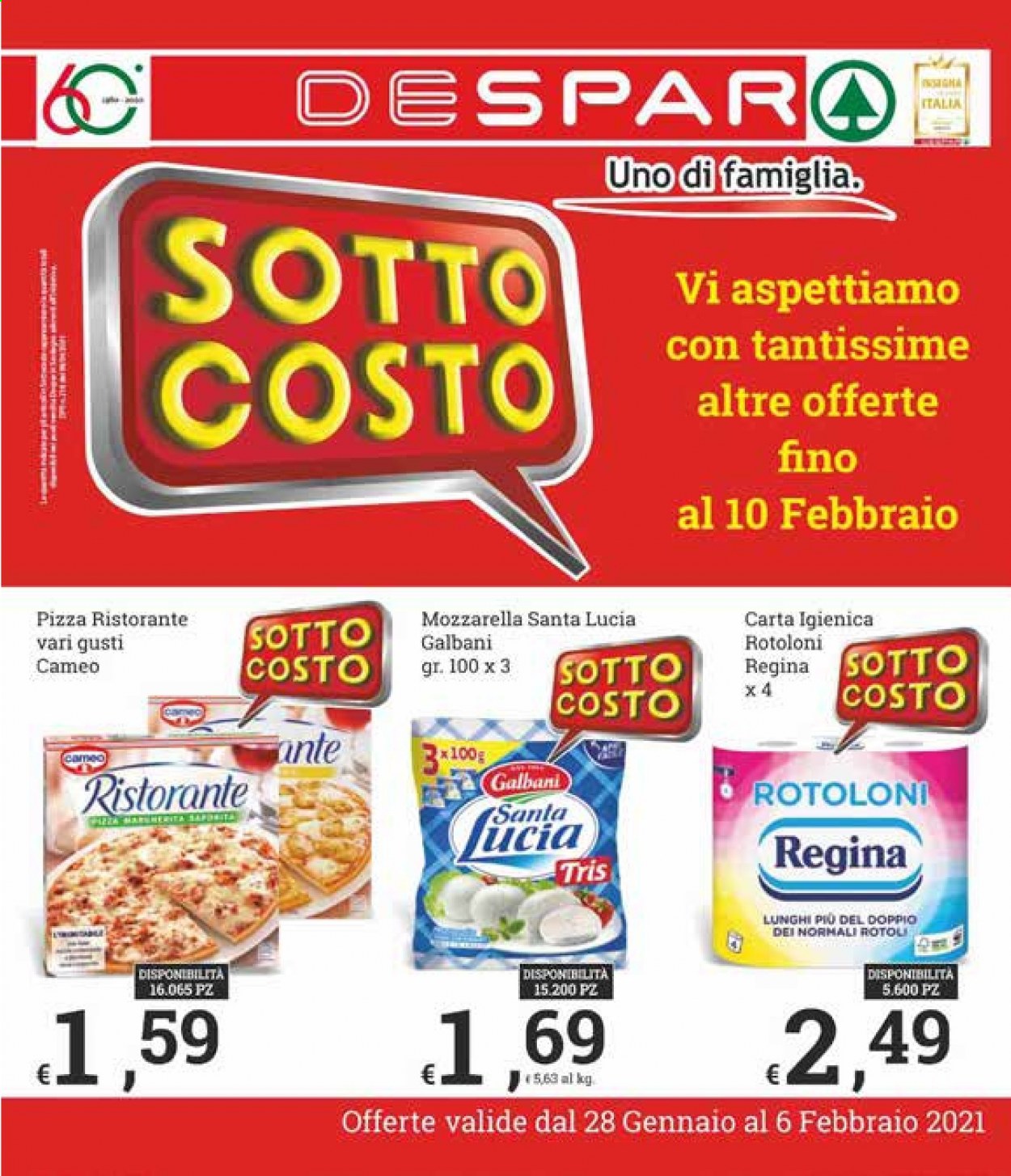 Volantino Despar - 28/1/2021 - 10/2/2021. Pagina 1