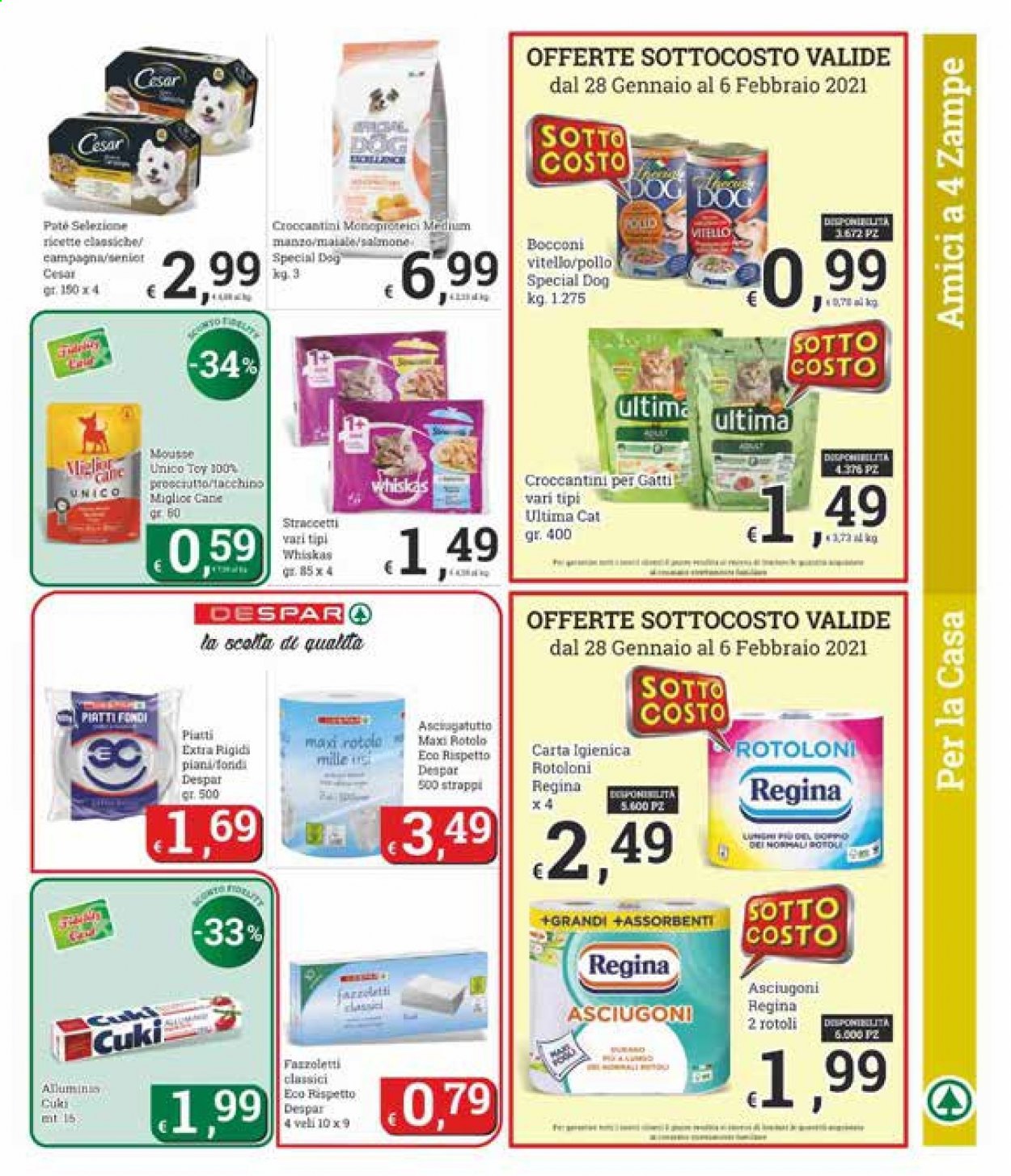 Volantino Despar - 28/1/2021 - 10/2/2021. Pagina 13