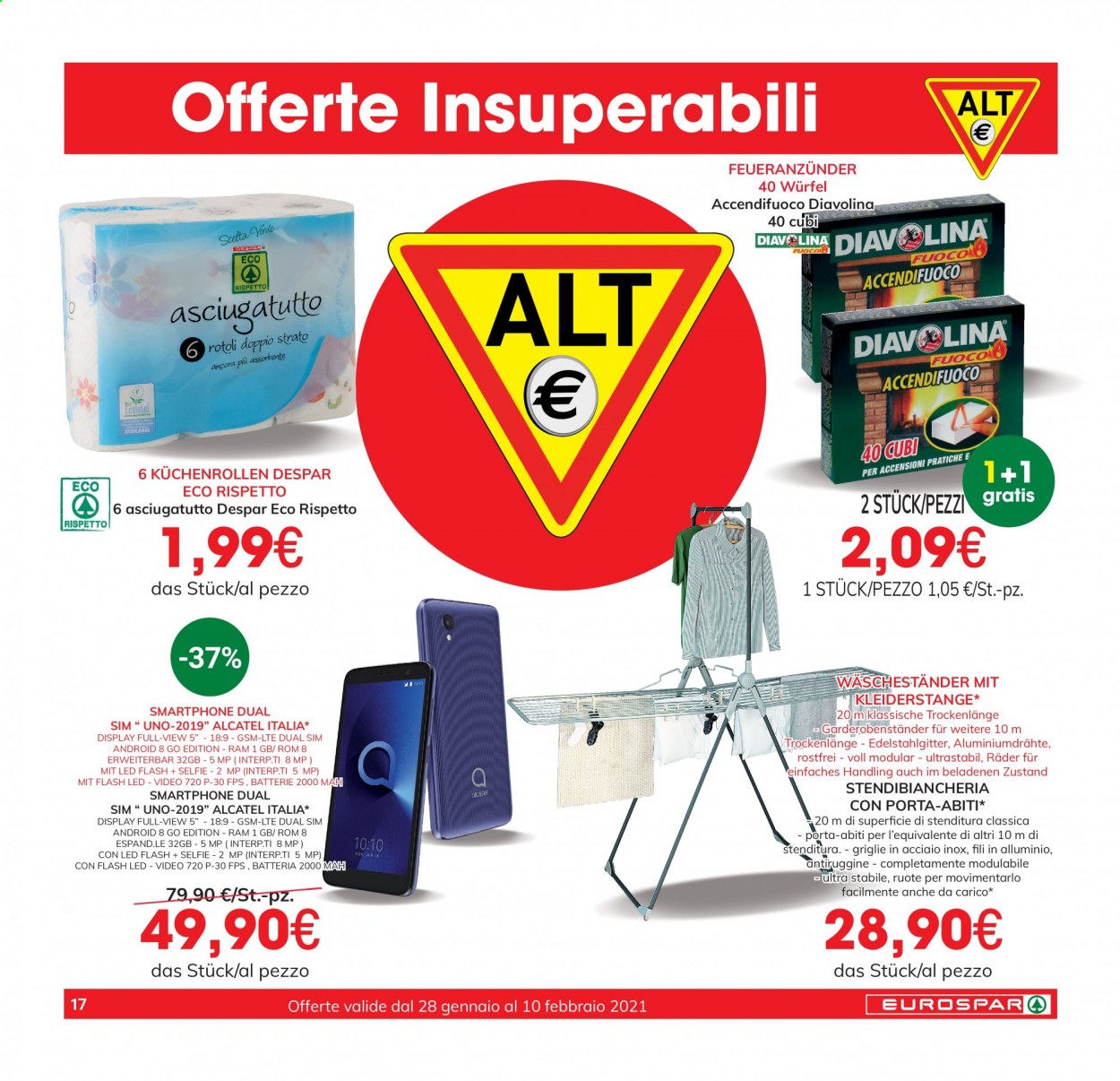 Volantino Eurospar - 28/1/2021 - 10/2/2021. Pagina 17
