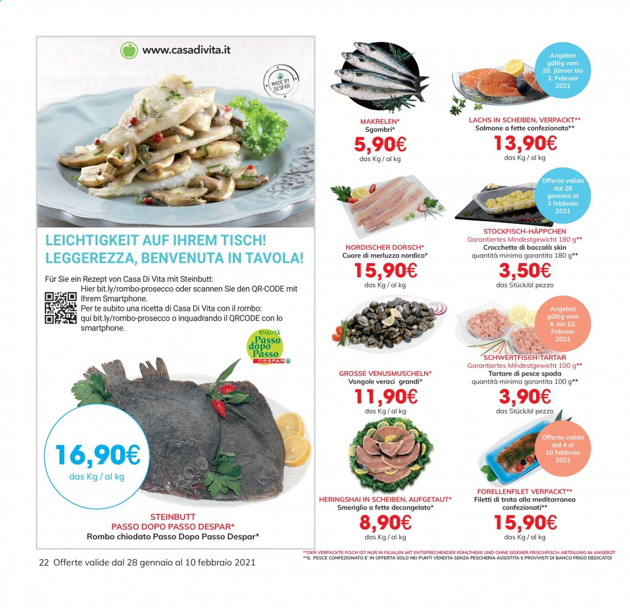 Volantino Eurospar - 28/1/2021 - 10/2/2021. Pagina 22