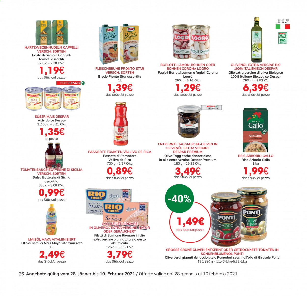 Volantino Eurospar - 28/1/2021 - 10/2/2021. Pagina 26