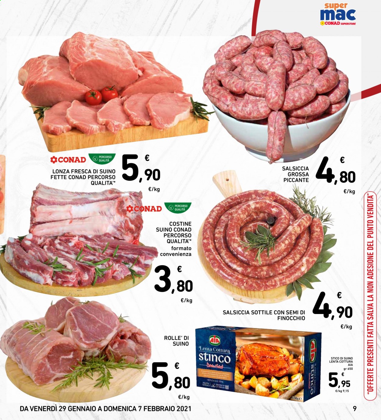 Volantino Conad - 29/1/2021 - 7/2/2021. Pagina 9