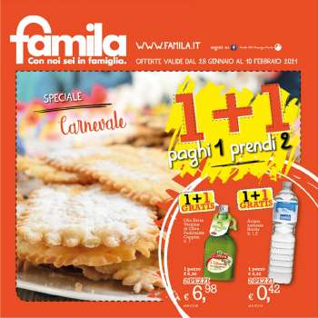 Volantino Famila - 28.1.2021 - 10.2.2021.