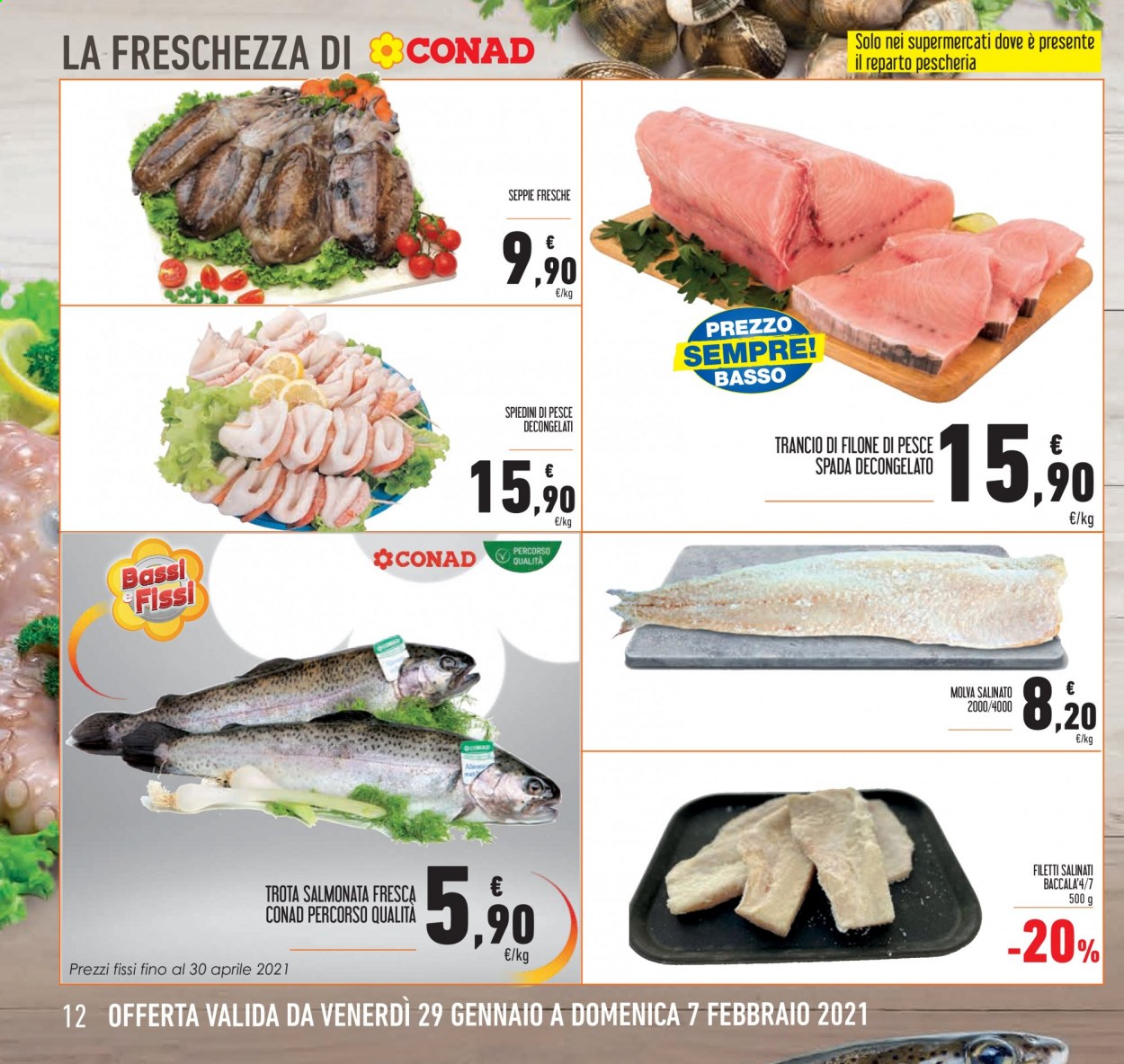 Volantino Conad - 29/1/2021 - 7/2/2021. Pagina 12
