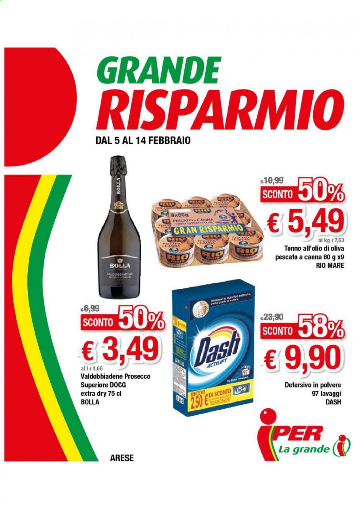 Volantino Iper, La grande i - 5/2/2021 - 14/2/2021. Pagina 1