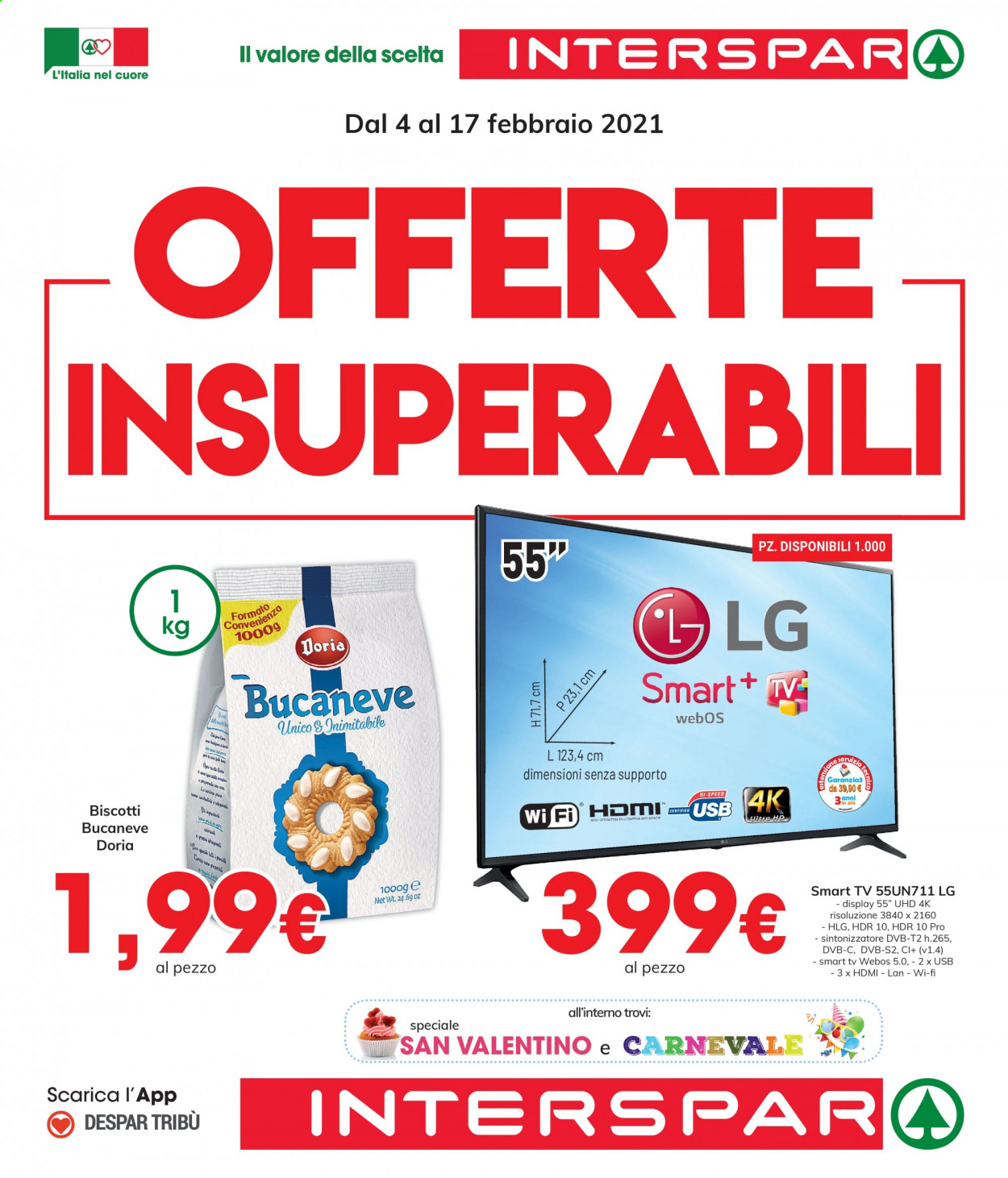 Volantino Interspar - 4/2/2021 - 17/2/2021. Pagina 1