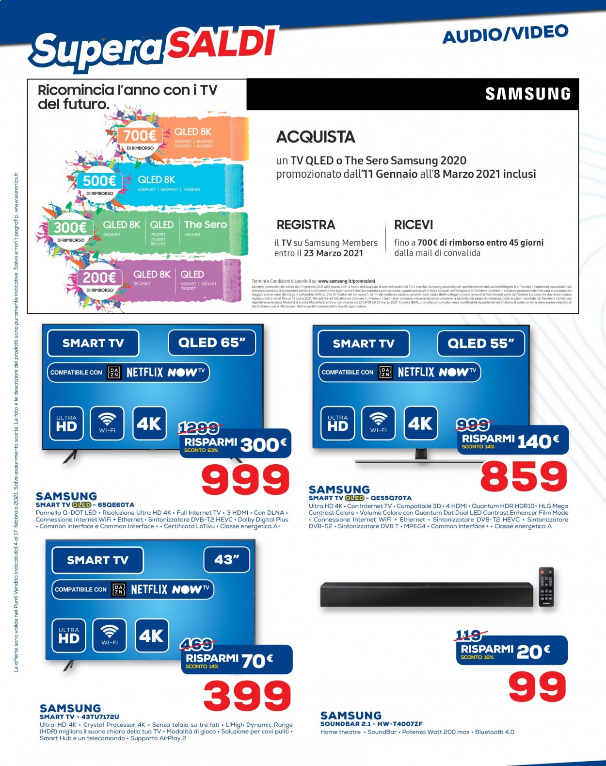Volantino Euronics - 4/2/2021 - 17/2/2021. Pagina 2
