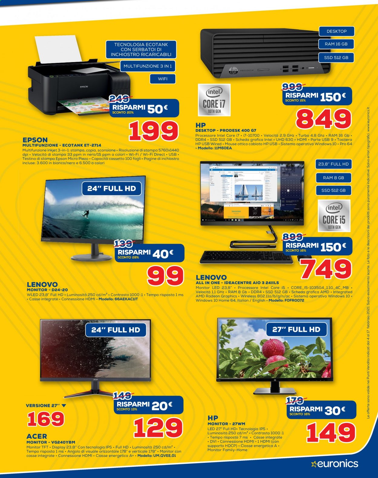 Volantino Euronics - 4/2/2021 - 17/2/2021. Pagina 9