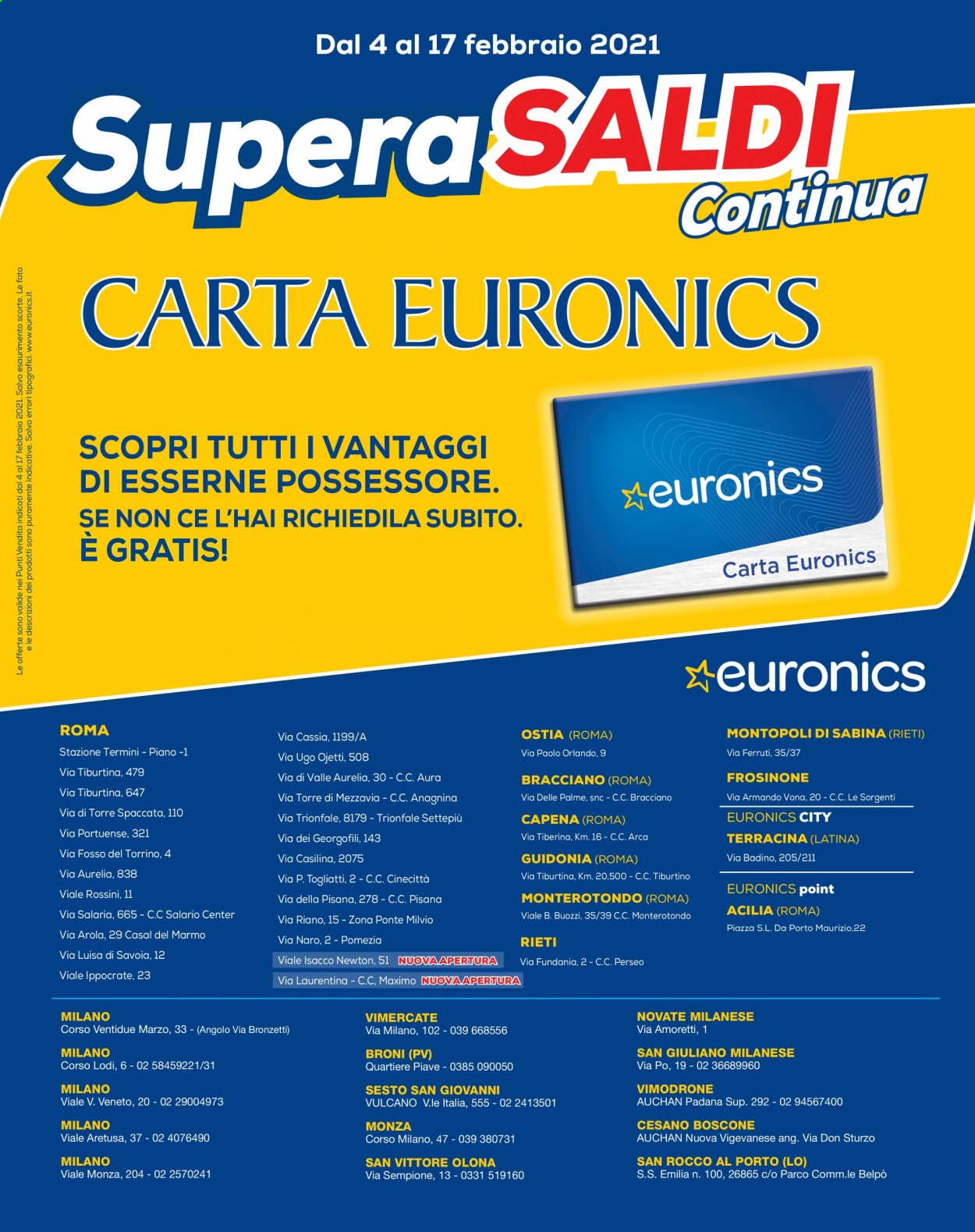 Volantino Euronics - 4/2/2021 - 17/2/2021. Pagina 27